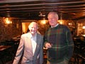 Guest speaker Graham Warner (left) and Jim Glennie at the May 11th 2010 Club Lotus Avon meeting